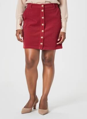 Jupe courte poches rouge C'EST BEAU LA VIE femme