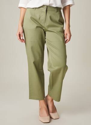 Pantalon 7/8 stretch vert VILA femme