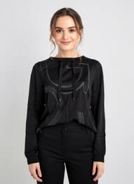 T-shirt manches longues manches longues noir CECIL femme