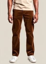Pantalon chino stretch taille normale marron CAMBRIDGE homme