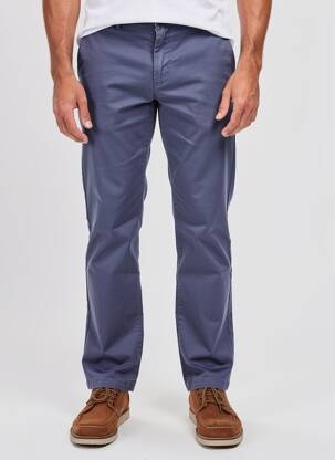 Pantalon chino stretch taille normale bleu CAMBRIDGE homme