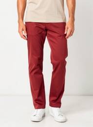 Pantalon chino tissage popeline taille normale orange CAMBRIDGE homme