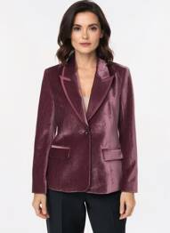 Blazer poches violet SURKANA femme