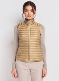 Doudoune poches sans capuche beige SUN VALLEY femme