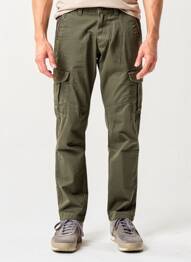 Pantalon cargo poches taille normale vert TIMEZONE homme