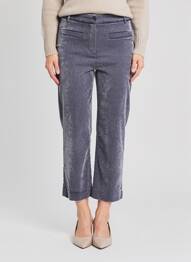Pantalon 7/8 stretch taille normale gris SURKANA femme