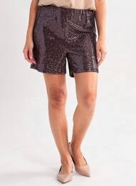 Short taille normale taille normale marron LOKITA femme