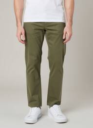 Pantalon chino stretch taille normale vert PULL IN homme