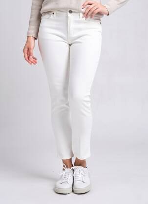 Pantalon 7/8 stretch taille normale blanc VILA femme