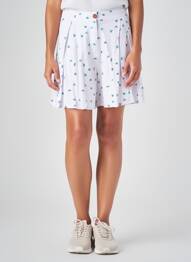 Short fermeture zippée sous rabat boutonné taille normale bleu MARIE-SIXTINE femme