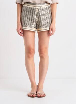 Short taille normale taille normale beige VILA femme