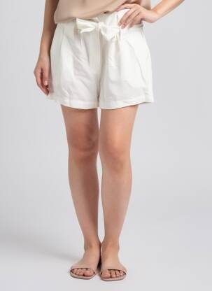 Short taille normale taille normale blanc SEE U SOON femme