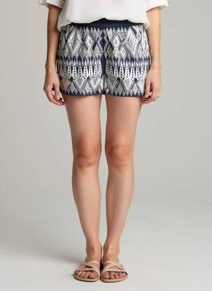 Short taille normale taille normale bleu VILA femme