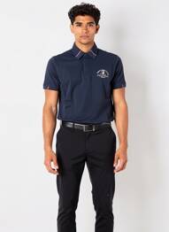 Polo stretch manches courtes bleu CAMBERABERO homme