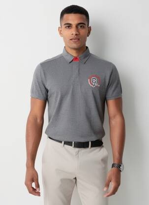 Polo coupe droite manches courtes gris CAMBERABERO homme