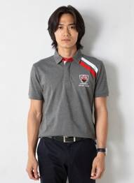 Polo coupe droite manches courtes gris CAMBERABERO homme