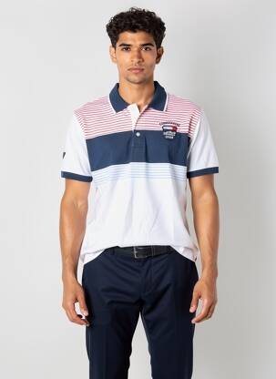 Polo coupe droite manches courtes blanc CAMBERABERO homme