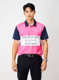 Polo coupe droite manches courtes rose CAMBERABERO homme