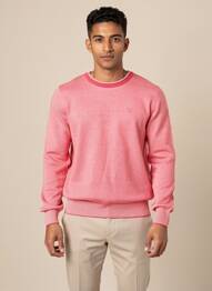 Pull stretch manches longues rose CAMBERABERO homme