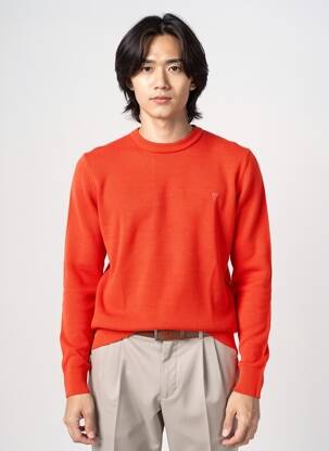 Pull stretch manches longues orange CAMBERABERO homme