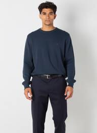 Pull stretch manches longues bleu CAMBERABERO homme
