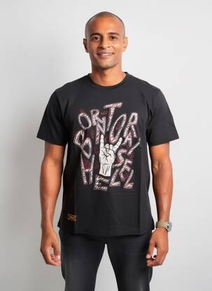T-shirt stretch manches courtes noir DAYTONA homme