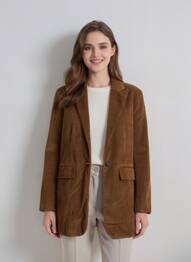 Blazer poches marron B.YOUNG femme