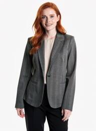 Blazer poches gris ICHI femme
