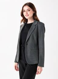 Blazer poches gris ICHI femme