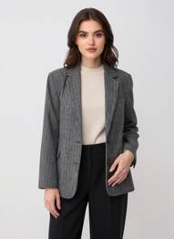 Blazer poches gris GRACE & MILA femme