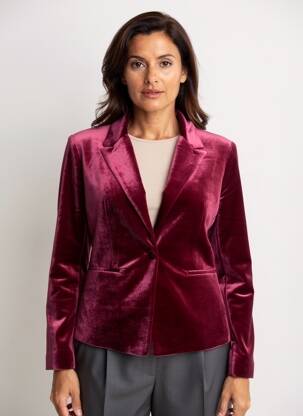 Blazer poches rouge MOLLY BRACKEN femme