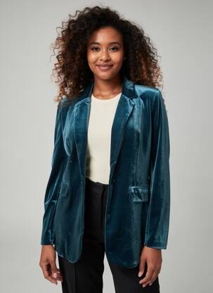 Blazer poches vert B.YOUNG femme