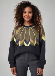 Pull stretch manches longues noir LILI SIDONIO femme