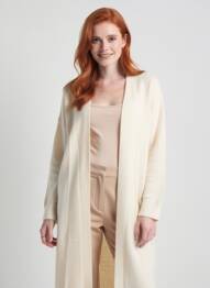 Gilet manches longues stretch beige GRACE & MILA femme