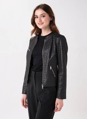 Veste casual finition intérieure doublée gris LES P'TITES BOMBES femme