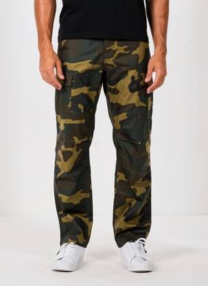 Pantalon cargo poches taille normale vert CARHARTT homme