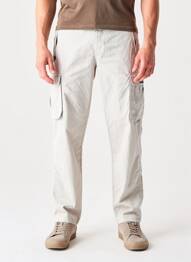 Pantalon cargo poches taille normale gris ECOALF homme