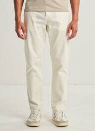 Pantalon chino fermeture zippée sous rabat avec crochet taille normale beige ORLEBAR BROWN homme