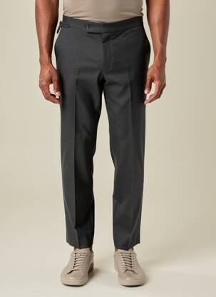 Pantalon droit taille normale taille normale gris HARMONY homme