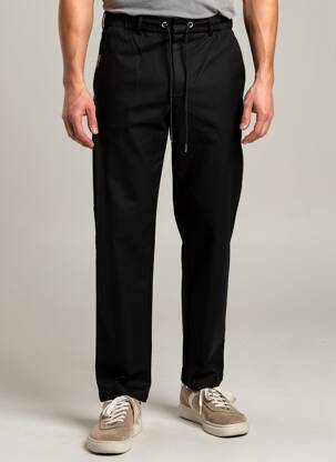 Pantalon droit stretch taille normale noir MAUVAIS homme