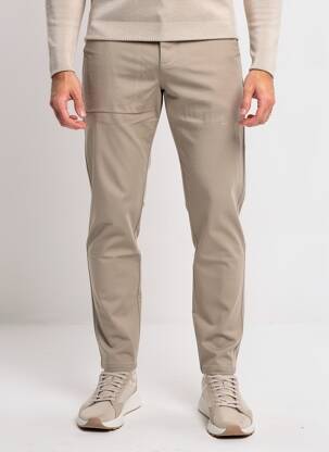 Pantalon slim stretch taille normale vert MAUVAIS homme