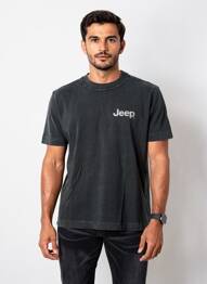 T-shirt coupe droite manches courtes noir ABERCROMBIE & FITCH homme