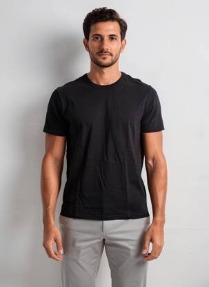 T-shirt coupe droite manches courtes noir CEFRAN homme