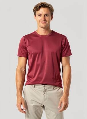T-shirt coupe droite manches courtes rose ASOS homme