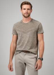 T-shirt coupe droite manches courtes gris ASOS homme