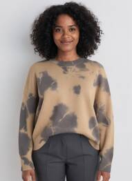 Pull stretch manches longues marron NOUS ANTWERP femme