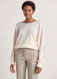 Pull stretch manches longues gris NOUS ANTWERP femme