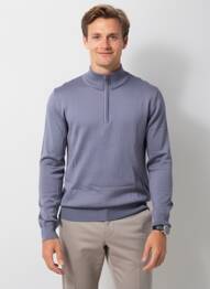 Pull stretch manches longues bleu FRILIVIN homme