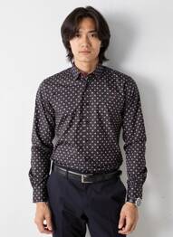 Chemise manches longues poches noir CAMBERABERO homme