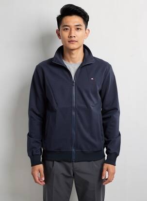 Veste casual resserrée sur le bas bleu CAMBERABERO homme